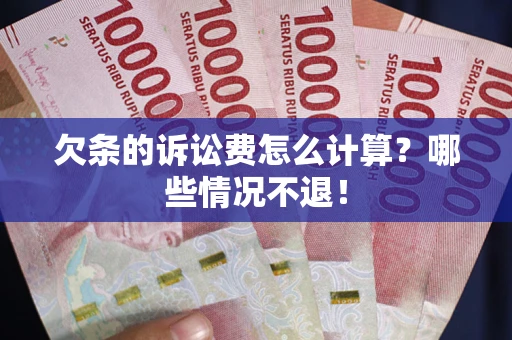 济南欠条的诉讼费怎么计算？哪些情况不退！