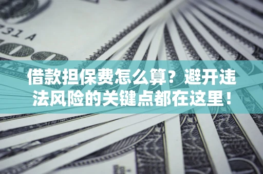 济南借款担保费怎么算？避开违法风险的关键点都在这里！