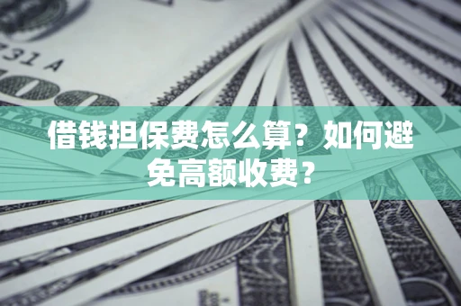 济南借钱担保费怎么算？如何避免高额收费？
